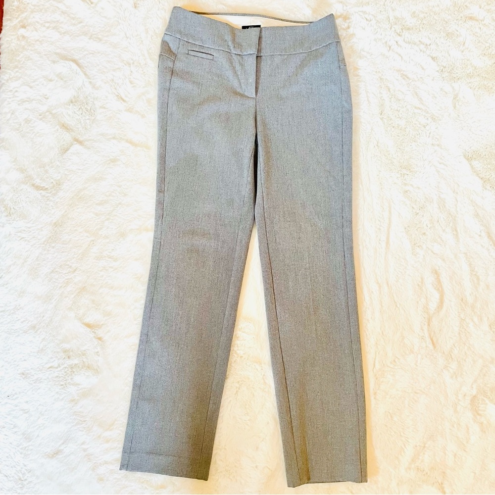Loft Julie Straight Grey Pants